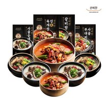프리미엄즉석국 육개장 순대국 감자탕 부대찌개 갈비탕 곱창전골 내장탕 7종 골라담기 32143100, 선비찬 은평감자탕 3.2kg
