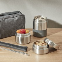 락앤락 스텐 보온 도시락통 450ml 그레이 수능도시락, 락앤락 보온도시락450그레이, 1개