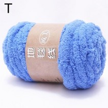벨벳 자이언트 얀 실 자이언트얀 가방 자이언트 얀 27m 슈퍼 소프트 부피가 큰 두꺼운 플러시 벨벳 셔닐 실 아기 따뜻한 뜨개질 원사 코튼 크로 셰 뜨개질 원사 diy 담요, 20-mian hua tang