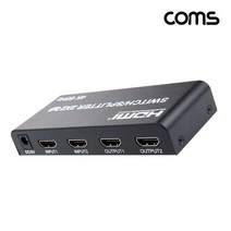 COMS 4k HDMI 매트릭스 2대2 스위치 선택기 화면복제 TB637