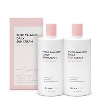 블랑루스 퓨어 카밍 데일리 SPF50+ 선크림 - 무기자차 PA++++ 저자극 블루라이트차단 톤업 주름개선 임상완료, 2개, 50ml