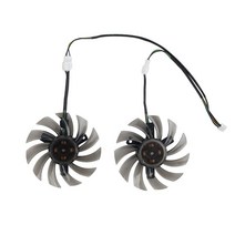 GTX660ASUS GTX 1050 Ti 760 660 750 R7 260X 용 75MM FD7010H12S GTX660 쿨러 팬 교체 그래픽 카드 냉각, 01 FD7010H12S