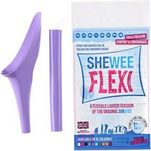 One Size Lilac SHEWEE Flexi - Reusable Pee Funnel – A Flexible Larger Version of The Original Fem, 1