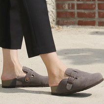 로딘스타 푹신한 앞막힌 통굽 3cm 뮬 슬리퍼 볼트론