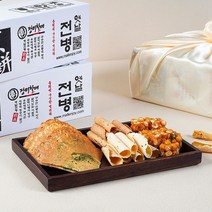 장터할매 옛날 고급 전병 1kg 센베이 전병 과자 선물세트, 2box