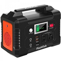 FF 플래시FISH 200W 휴대용 파워 뱅크 플래시Fish 40800mAh 태양열 발전기 with 110V AC Outlet/2 DC Ports/3 USB Ports 백up