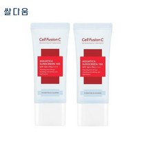[한정기획] 셀퓨전씨 아쿠아티카 썬스크린 더블기획 (35ml+35ml), 35ml+35ml