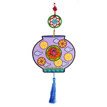 페이퍼 둥근 도자기 모빌 만들기 5개묶음 미술교구 만들기재료 공작용 수업 만들기세트 시간 유치원 만들기패키지, 채룩!!, 채룩!!