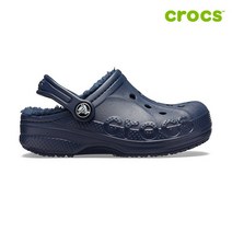 크록스 [2001아울렛중계] 키즈 따뜻한 털샌들 바야 라인드 클로그 *2001중계 판매자 확인 필수!!*
