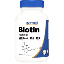 뉴트리코스트 Biotin 5 000mcg 소프트젤, 150개입, 1개, 150정