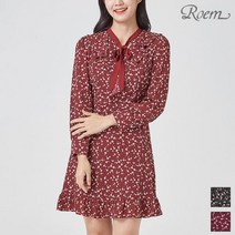로엠 플라워 패턴 원피스 RMOW949R21