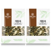인차 국내산 개똥쑥 잔잎쑥 개땅쑥 차 쑥차, 2팩, 600g