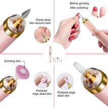 Electric Nail Drill Machine Nail Grinder Polishing Machine Portable Mini Electric Manicure Art Pen, 1set