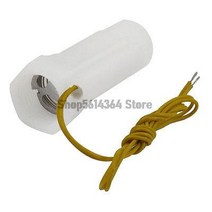 White Plastic Shell Magnetic Flow Switch w Inner Thread, 한개옵션0