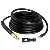 우수관 오수배관 pvc배관 오수관 역류 자재 드레인 청소기 호스 하수 파이프 키트 유연한 제트 파이프 잠금 해제 장치 고압 세척 물 파이프 자동차 액세서리 파라 차량, 15m