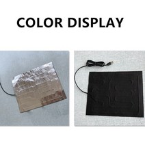 자동차열선시트 USB 전기 난방 패드 접이식 가열 시트 필름 자동차 좌석 매트 쿠션 애완 동물 침대 열 개, 02 2PCS_01 25x30cm