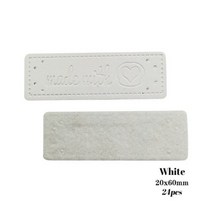 24 개/몫 가죽 제 옷. 2015년도에도 대 gift bag 짐 손 ma with love hl 태그와 leat 블 봉 일, 05 Rectangle2x6cm white