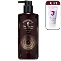 흑갈색 닥터그루트 블랙리커버 새치커버 탈모샴푸 300ml+셀럽트리트먼트150ml증정, 흑갈색 1병+사은품