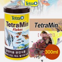 테트라 민 300ml 구피 먹이 사료 30주년행사, 1개