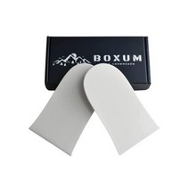 Boxum 스키 부츠 인서트 스노보드 및 스키 부츠 힐 리프트 피팅 패드 - (소형 중형 대형) - 발 뒤꿈치 발목 리프트 및 충격 흡수용 웨지 패딩 인서트(쌍으로 판매), 중간