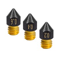 3d프린터 3d펜 3d프린터펜1/2/5PCS 새로운 MK8 PTFE 코팅 노즐 압출 헤드 A8 A8Plus Ender 3 CR10 3D 프린, 01 0.2mm_01 1PC