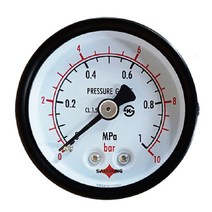 고급 일반 D타입 압력계 계기 50파이, 50파이 1bar