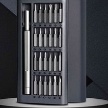 특수강재질 자석 슬라이딩 십자 육각 안경 노트북 분해 미니 정밀드라이버세트 25PCS