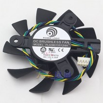 PLA08015S12HH Pny 오리지널 gtx560 1g 그래픽 카드 냉각 팬 직경 75mm 구멍 간격, 한개옵션0