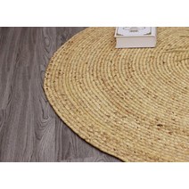 제초매트 천연 물 갈대 잔디 손으로 짠 카펫 짚 등나무 카펫 호텔 침실 거실 커피 매트, a, 60cmx60cm