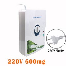 야채 과일 채소 세척기 600mg 오존 발생기 공기 청정기 ozonizer ozonizador 오존 ozono 휴대용 ​​산소 농축기 정수 살균, ac220v EU 플러그
