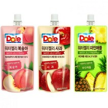 Dole 워터젤리 130ml x 20개, 사과맛
