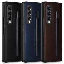 갤럭시 폴드3 S펜 수납 보관 가죽 케이스