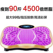 전신 다이어트 헬스장덜덜이 쉐이크보드 체중 감량 게으른 운동, 03.럭셔리[퍼플 골드]