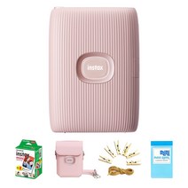 인스탁스 미니 링크2 케이스 필름 패키지(미니필름2팩+케이스+포토라인+1단앨범) 휴대용 포토 프린터, 포토라인+1단앨범, 링크2 케이스(핑크), 미니링크2(핑크)+미니필름2팩(20장)