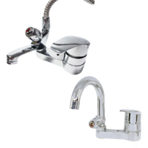 국산 KS 세면대 욕실 샤워기 투홀 쓰리홀 거위목 겸용 수전 셀프 교체, 01. 샤워겸용수전