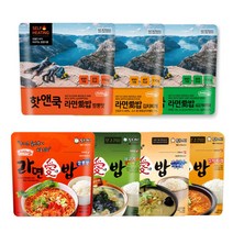 등산 낚시용 전투식량 라면애밥 핫앤쿡 우리비빔 간편식 비빔밥 라면밥, 발열, 핫앤쿡 쇠고기 비빔밥