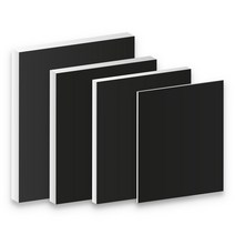 블랙 시안보드 검정 폼보드 전사이즈/두께 모음 박스 60x90cm 90x120cm/3T 5T 10T 광고시안판/CI보드판/행사브리핑용판/전시회액자/핏켓/학교수업만들기/보드판, 5T(1박스 30개입)
