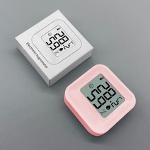 기상관측기 풍속계 장비 디지털 온도기 습도기 날씨 가정용 미니 LCD 디지털 온도계 습도계 실내 전자, 한개옵션1, 03 Pink