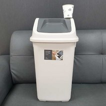 [핫템100]국민 휴지통 스윙 25L 그레이 쓰레기통 화장실휴지통 _ 61179EA, 쿠팡 본상품선택