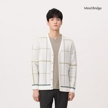 마인드브릿지 체크세미오버가디건 MVCD2101