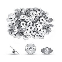 캔들심지 양초 나무 세트 100-20cm 양초 심지 무연 왁스 순수 코튼 코어 DIY 만들기 사전 파티 용품 50, 18 100pcs-12.5mm