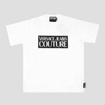 베르사체 베르사체진 COUTURE 프린트 반팔티셔츠 화이트블랙 B3GVA7VN 30331 B3GVA7VN30331