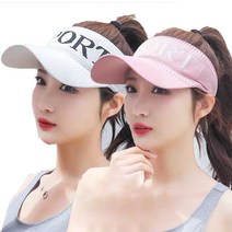 엘마운틴 SPORT 여성용 썬캡 여름 자외선차단 아웃도어 골프 등산 운동 모자 2개