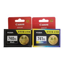 캐논 정품 잉크세트 PG-740XL + CL-741XL, 검정+컬러, 4세트