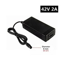 36V 2A 전기 자전거 리튬 배터리 충전기 42V 샤오미 M365 스쿠터 호버 보드 균형 휠, 미국, 3P GX12