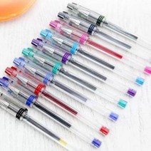 동아 파인테크 캡 0.25 0.3 중성펜 잉크펜, 하늘(36)