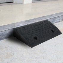 기타 계단 문턱 진입판 휠체어 안전발판(50x27x11cm 블랙)