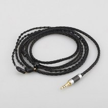 Audiocrast-3.5mm 2.5mm XLR 4.4mm 8 코어 실버 도금 OCC 이어폰 케이블 에티모틱 ER4 XR SR ER4SR ER4XR ER3sr er3se 용, [04] 1.5m, [01] 3.5mm stereo