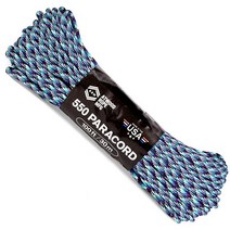 Atwood Rope MFG 550 파라코드 30.5m(100피트) 7가닥 코어 나일론 낙하산 코드 외부 생존 장비 미국산 | 랜야드 팔찌 핸들 랩 키체인 (감염), Mountain