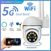 가정용cctv 태양열 방범용 현관문 외부 홈 cctv 3mp 5g wifi ip 카메라 4x 줌 감시 카메라 야간 투시경 ai 인간 감지 보안 카메라 알렉사와 아기 231, 1mp 32g 카드 추가, 나는 플러그